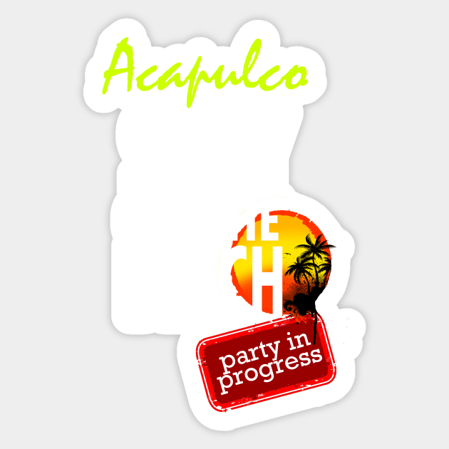 Acapulco Sticker by dejava